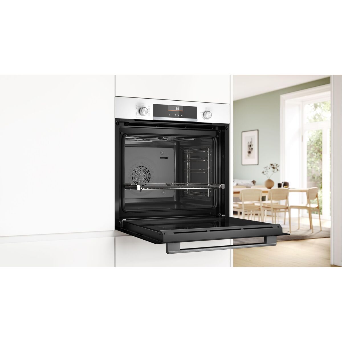 Ugn BOSCH HBG536EW4 71 L finns hos Nordekko