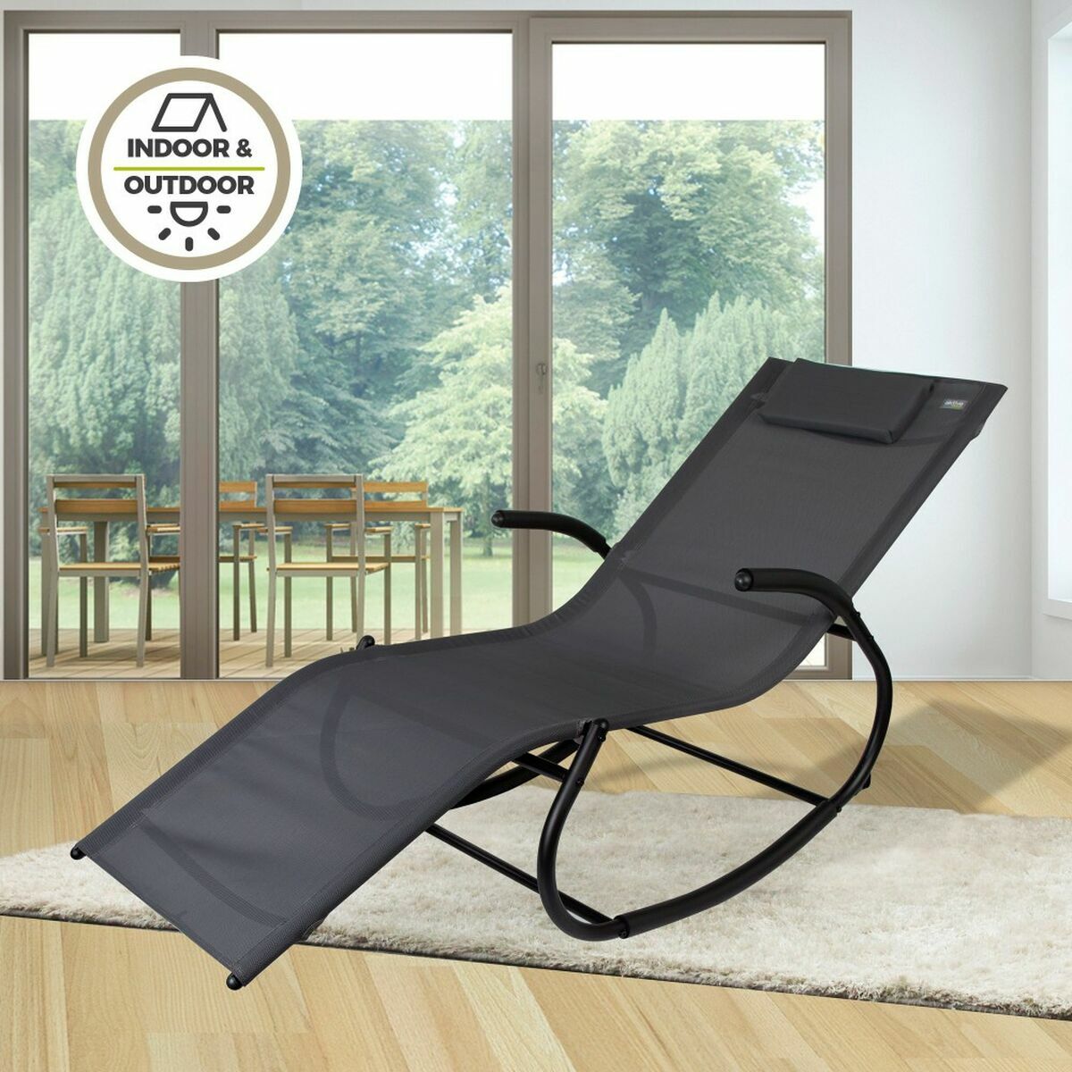 Edények Aktive Svart Stål Edények 172 x 53 x 75 cm finns hos Nordekko