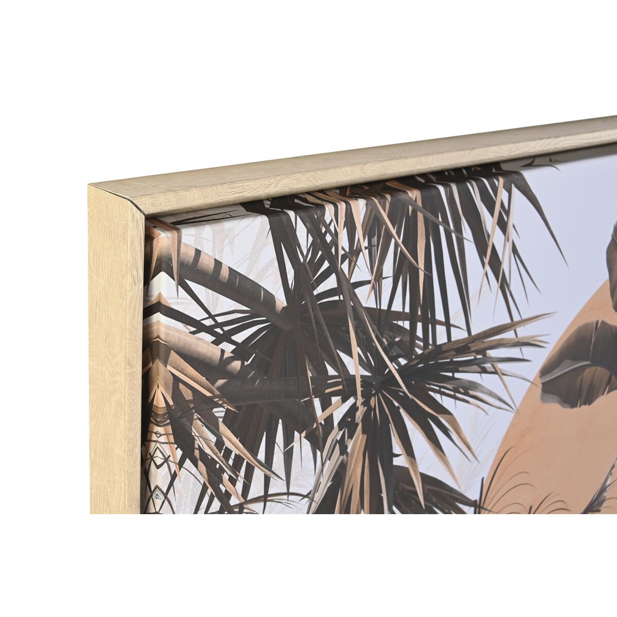 Tavla DKD Home Decor 103 x 4,5 x 143 cm 104 x 4,5 x 143,5 cm Palmer Tropiskt (2 antal) finns hos Nordekko