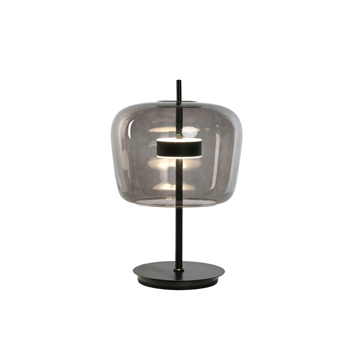 Bordslampa Home ESPRIT Svart Gyllene Metall Glas 35 x 35 x 58 cm finns hos Nordekko
