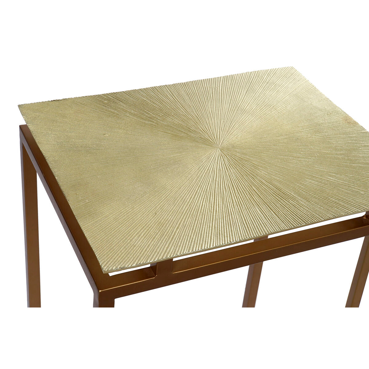 Konsol Home ESPRIT Grå Metall Aluminium 109,5 x 37,5 x 80 cm (3 Delar) finns hos Nordekko