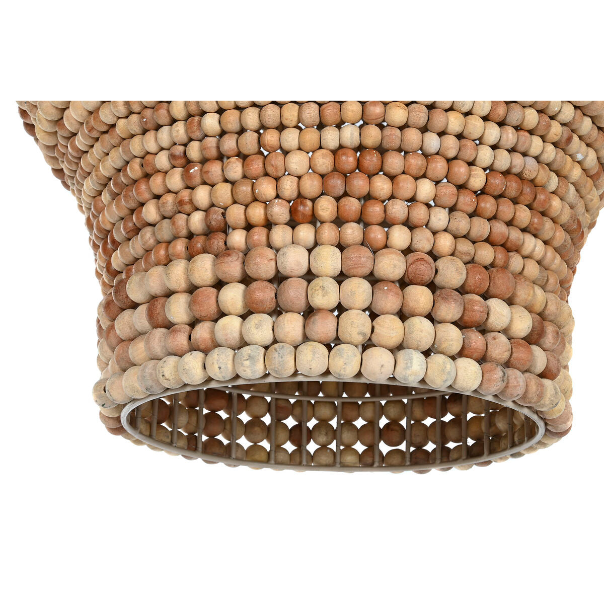 Taklampa Home ESPRIT Naturell Trä Järn 50 W 50 x 50 x 78 cm finns hos Nordekko