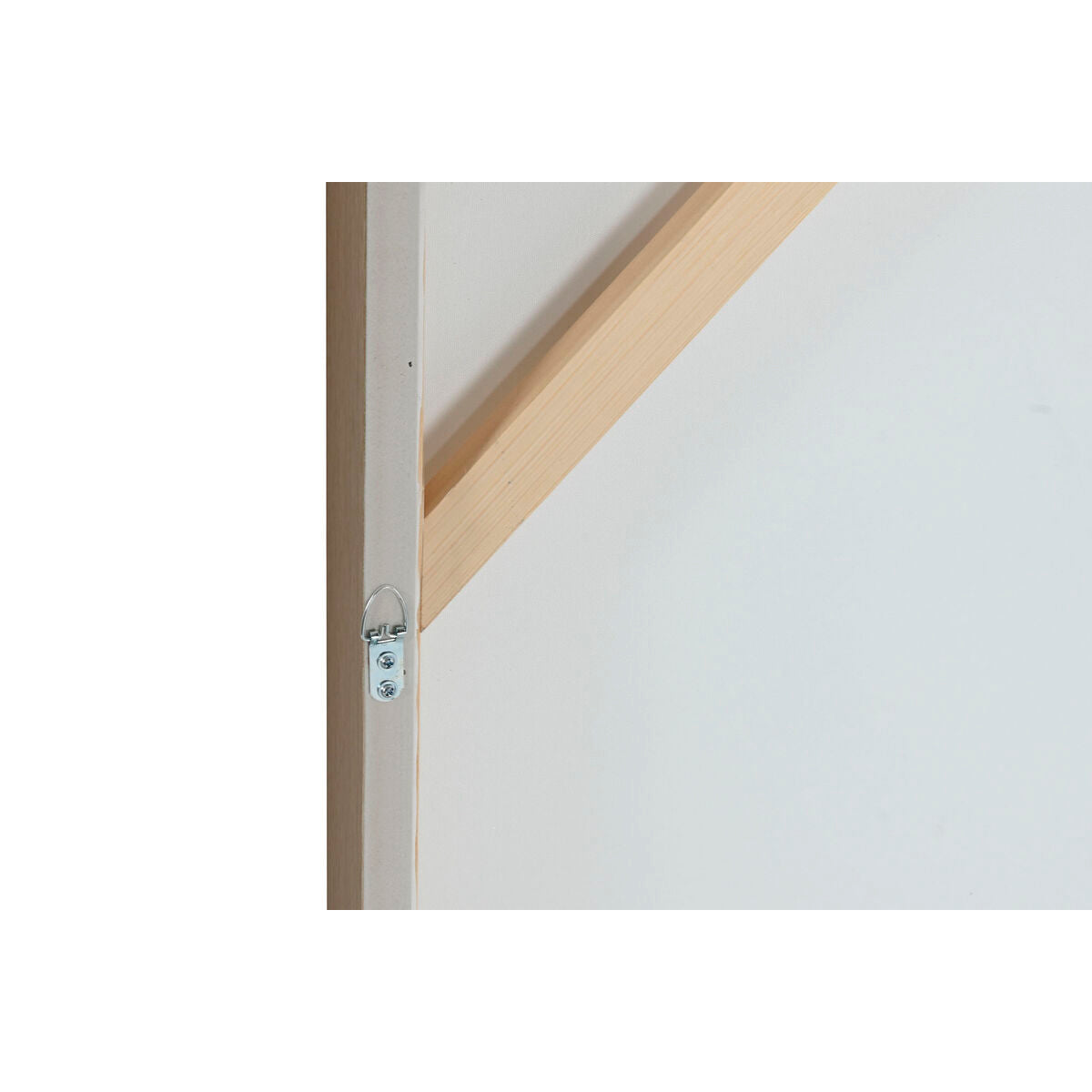 Kanvas Home ESPRIT Vit Beige Virágok Skandinavisk 62 x 4,5 x 82 cm (2 antal) finns hos Nordekko