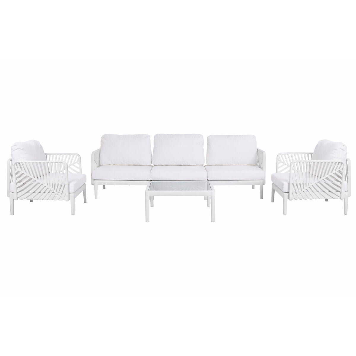 Trädgårdssoffa Home ESPRIT Kräm 222 X 74 X 70 CM finns hos Nordekko