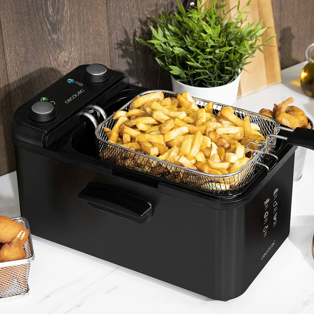 Fritös Cecotec CleanFry Infinity 3000 3 L 2400W Svart 2400 W finns hos Nordekko