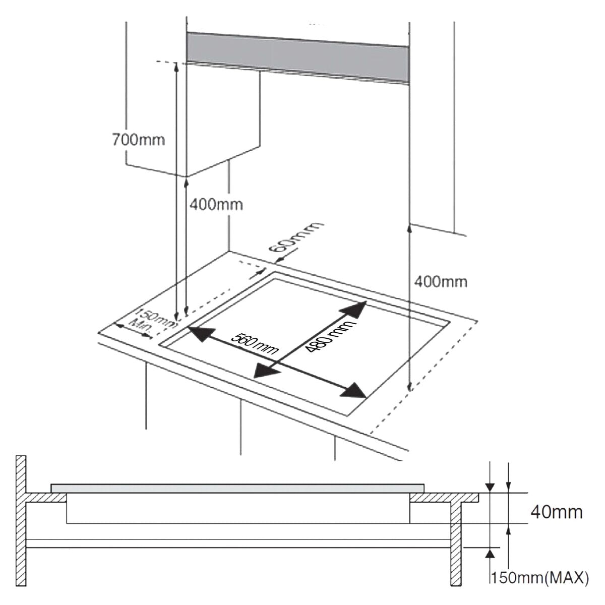 Gasplatta Cecotec Squad G 2400S 5200 W finns hos Nordekko