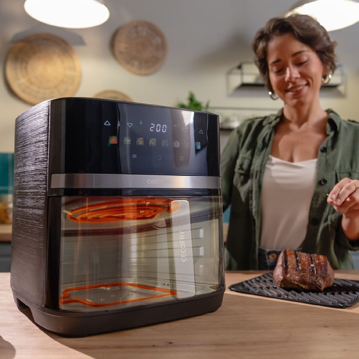 Luftfritös Cecotec Cecofry&Grill Duoheat 8000 2200 W 8 L finns hos Nordekko