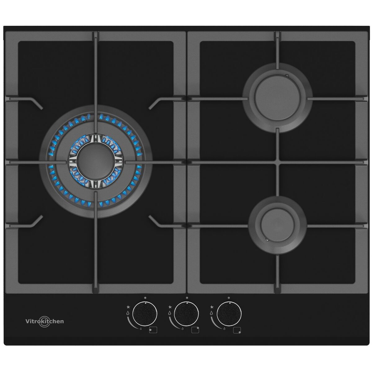 Induktionshäll Vitrokitchen CG630NB 58 cm finns hos Nordekko