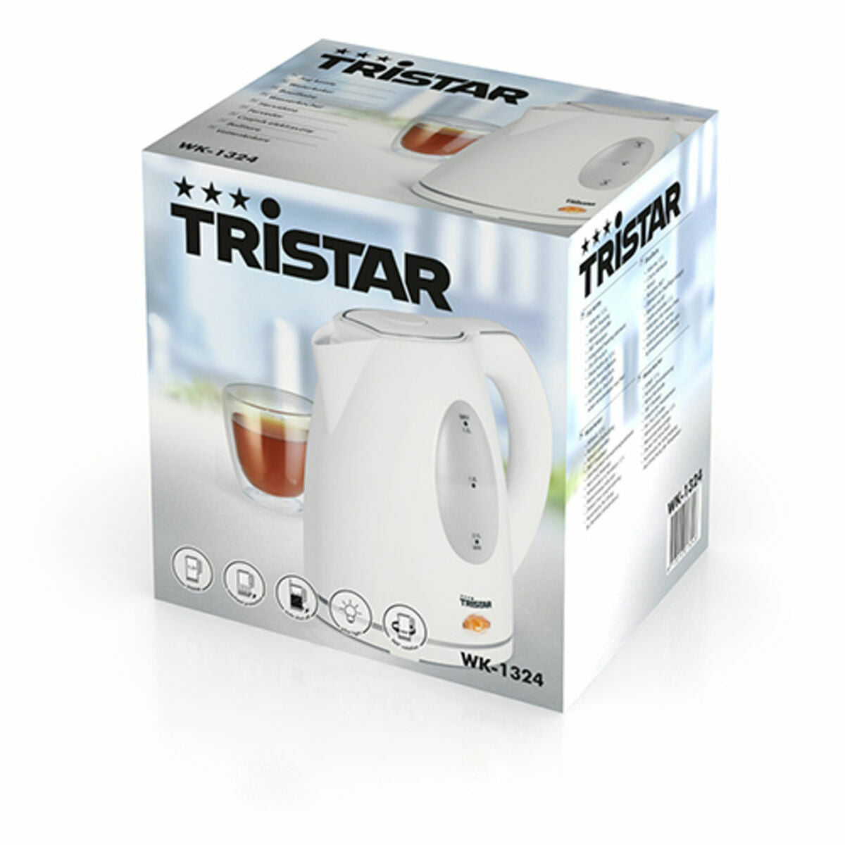 Vattenkokare Tristar WK-1324 Hervidora 1,5 L finns hos Nordekko