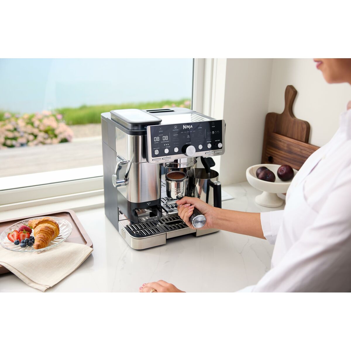 Kaffebryggare NINJA ES701EU Silvrig 1,2 L finns hos Nordekko