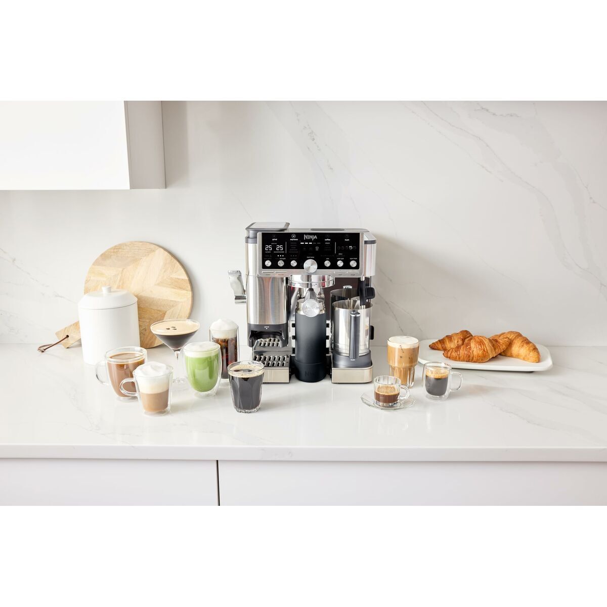 Kaffebryggare NINJA ES701EU Silvrig 1,2 L finns hos Nordekko