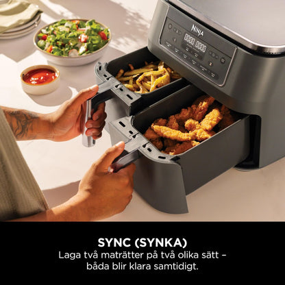 Luftfritös NINJA DZ300EU Grå 2400 W 7,6 L finns hos Nordekko