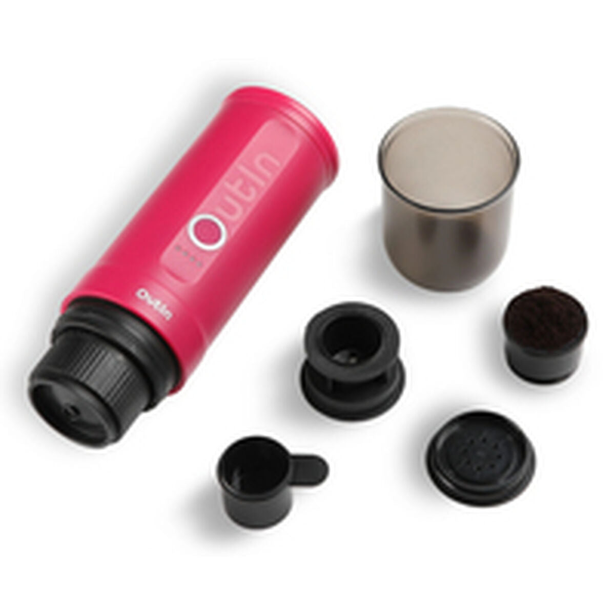 Bärbar Kaffebryggare Outin OUTINPINK Rostfritt stål 50 ml 80 ml finns hos Nordekko