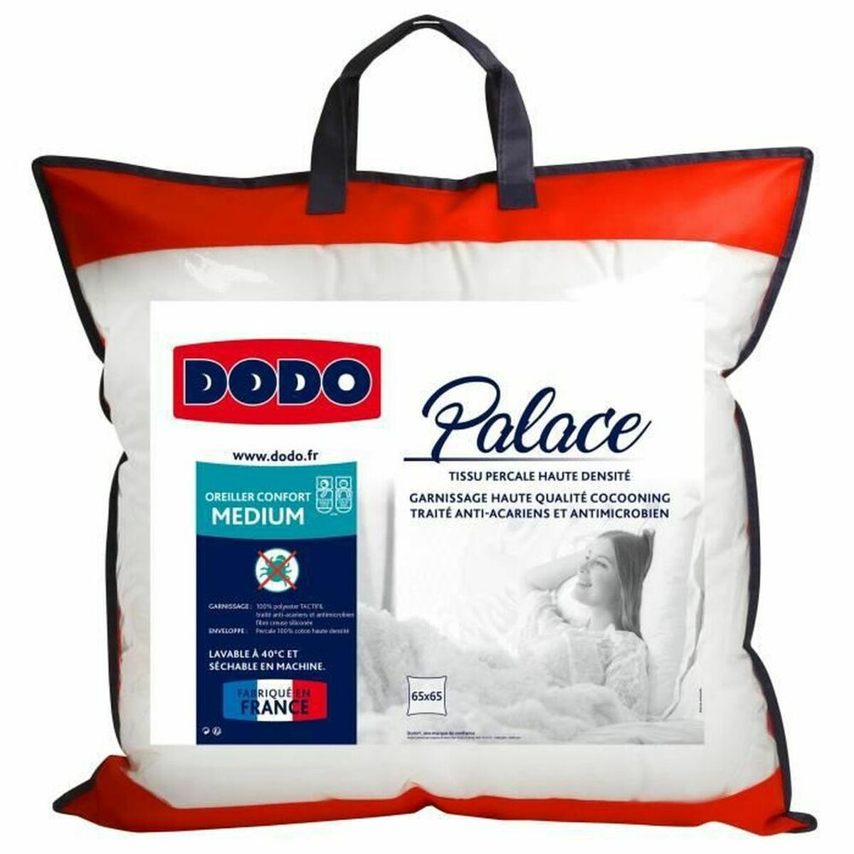 Kudden DODO Palace 65 x 65 cm Vit finns hos Nordekko