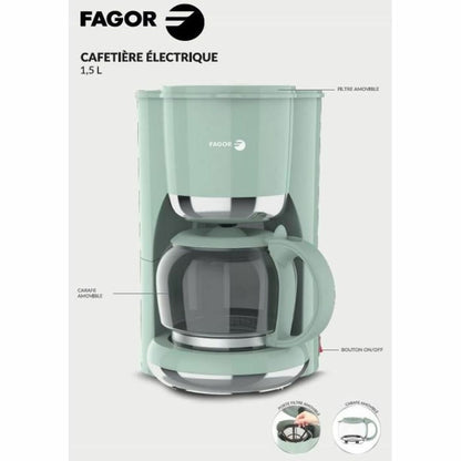 Kaffebryggare Fagor FG1560 1,5 L 12 Csészék finns hos Nordekko