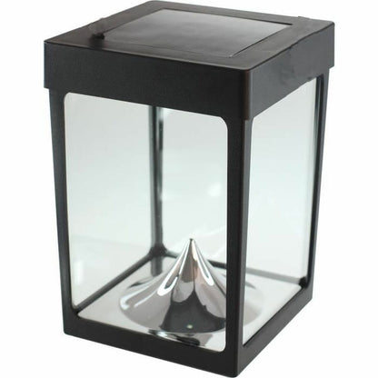LED-lykta Svart Glas ABS 12 x 12 x 18 cm finns hos Nordekko