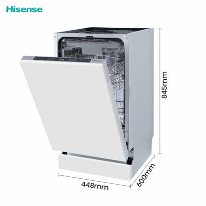 Diskmaskin Hisense HV543D10 Anpassningsbar 45 cm finns hos Nordekko