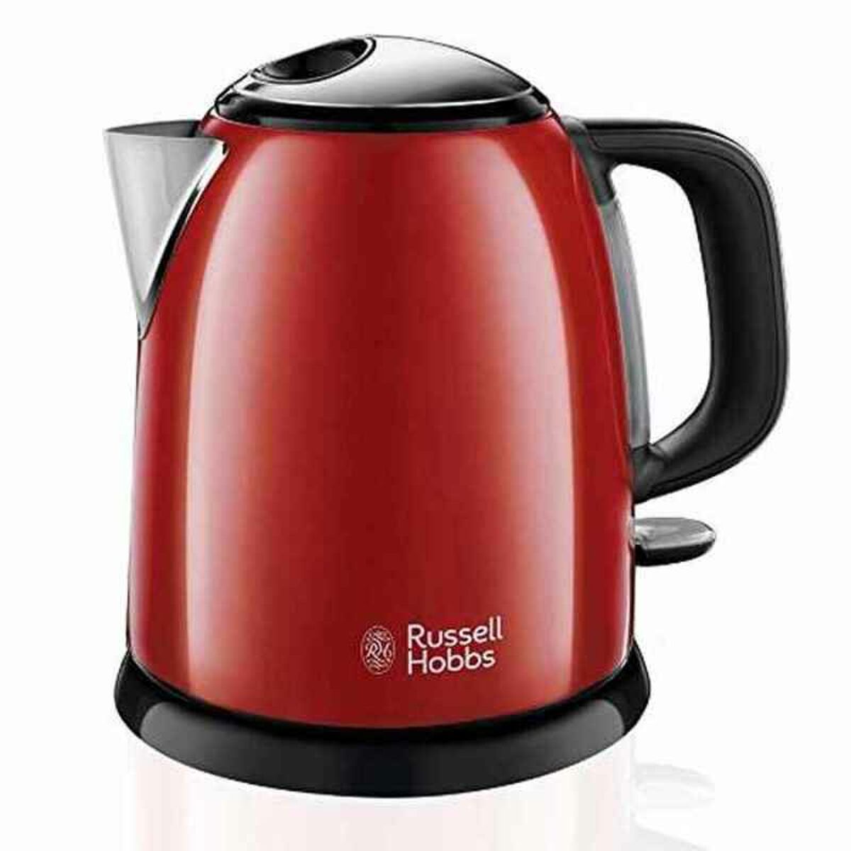 Vattenkokare Russell Hobbs 24992-70 2400W Röd Rostfritt stål 2400 W 1 L Plast/Rostfritt stål (1 L) finns hos Nordekko