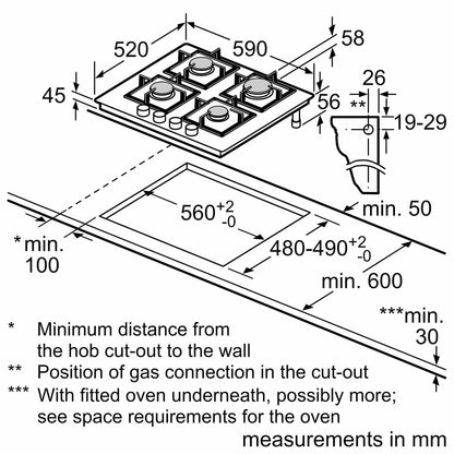 Induktionshäll BOSCH PNP6B6K40 60 cm 59 cm finns hos Nordekko