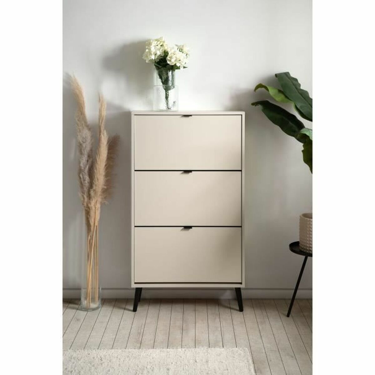 Skoställ VIGO 49A Beige 70 x 24 x 125 cm finns hos Nordekko