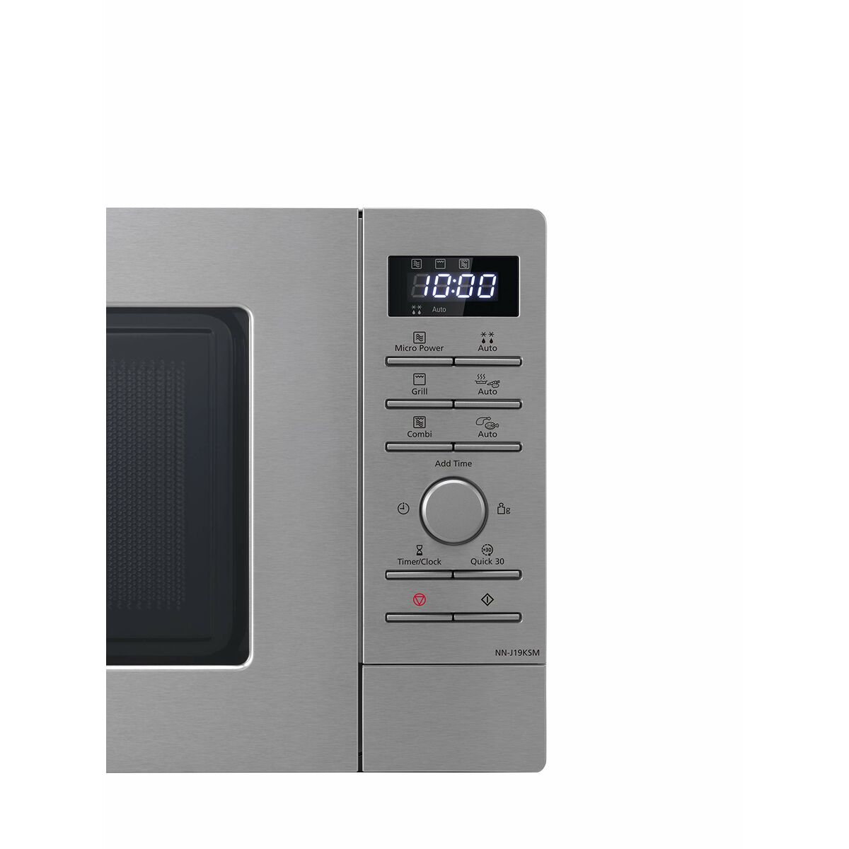 Mikrovågsugn med Grill Panasonic NN-J19KSMEPG Stål 800 W 1000 W 20 L finns hos Nordekko