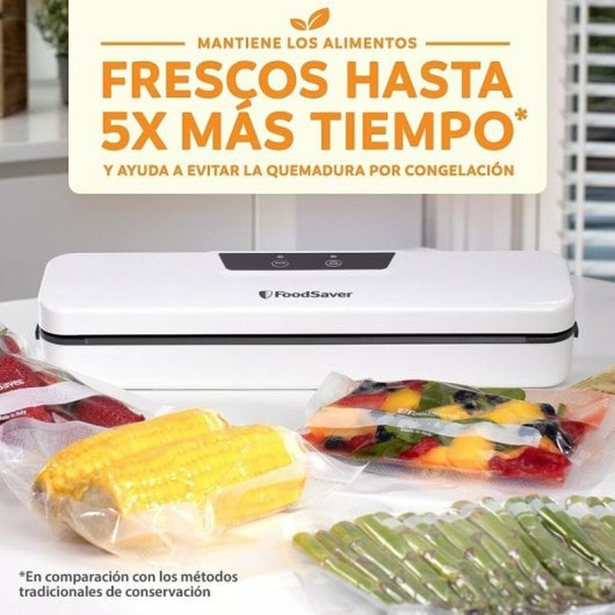Vakuumförpackare Foodsaver VS0290X 80 W finns hos Nordekko