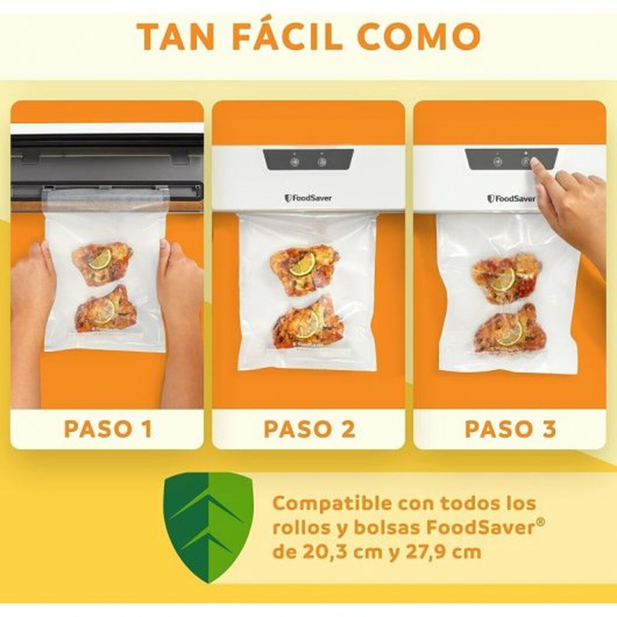 Vakuumförpackare Foodsaver VS0290X 80 W finns hos Nordekko