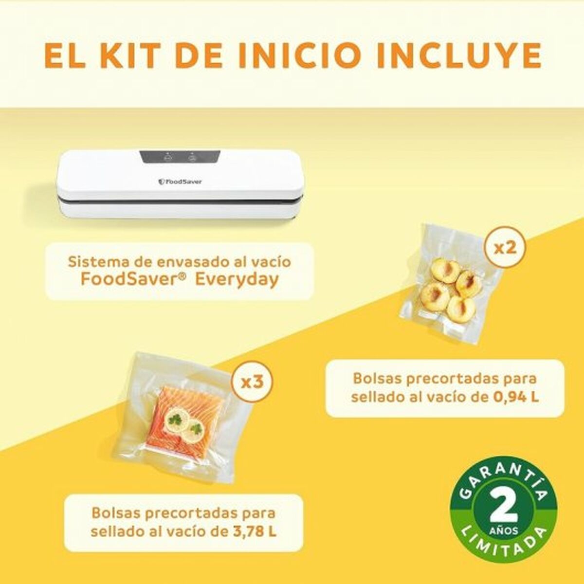 Vakuumförpackare Foodsaver VS0290X 80 W finns hos Nordekko