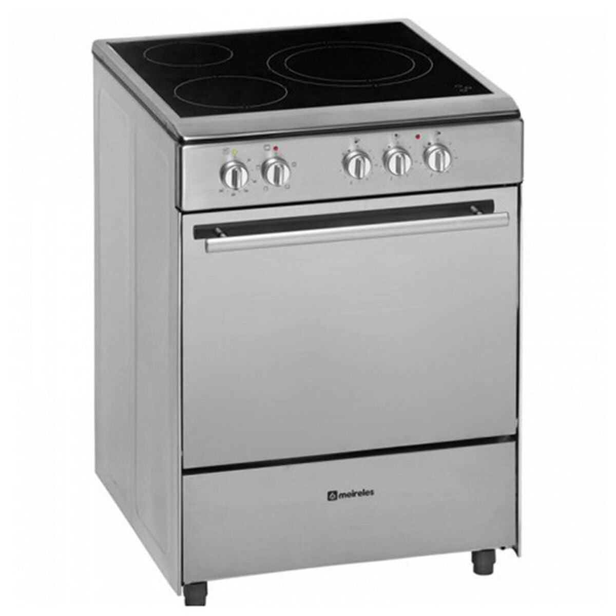 Spis med ugn och keramisk platta Meireles 220211 E 603 X 55 L 60 cm Stål finns hos Nordekko