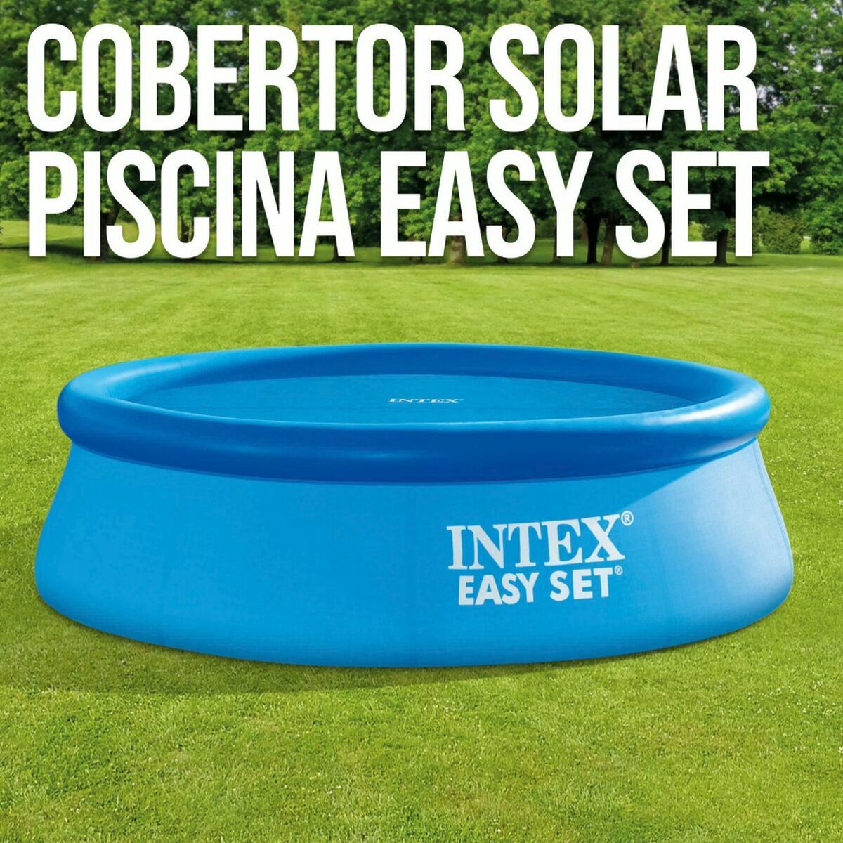 Pool Cover Intex Ø 244 cm Sol Rund finns hos Nordekko