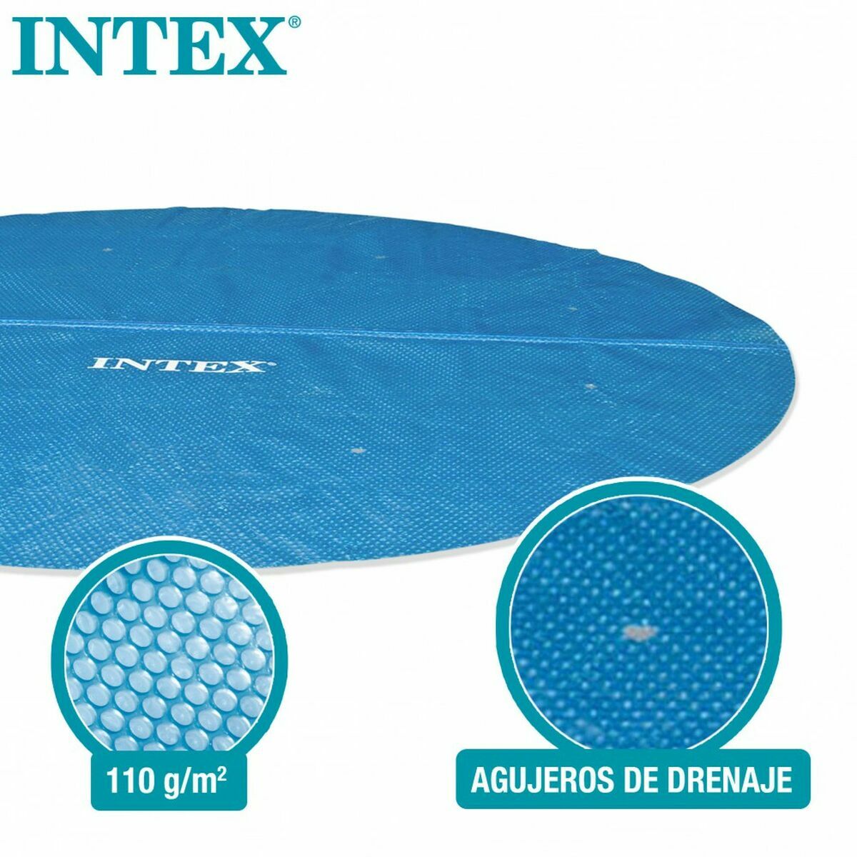 Pool Cover Intex Ø 244 cm Sol Rund finns hos Nordekko