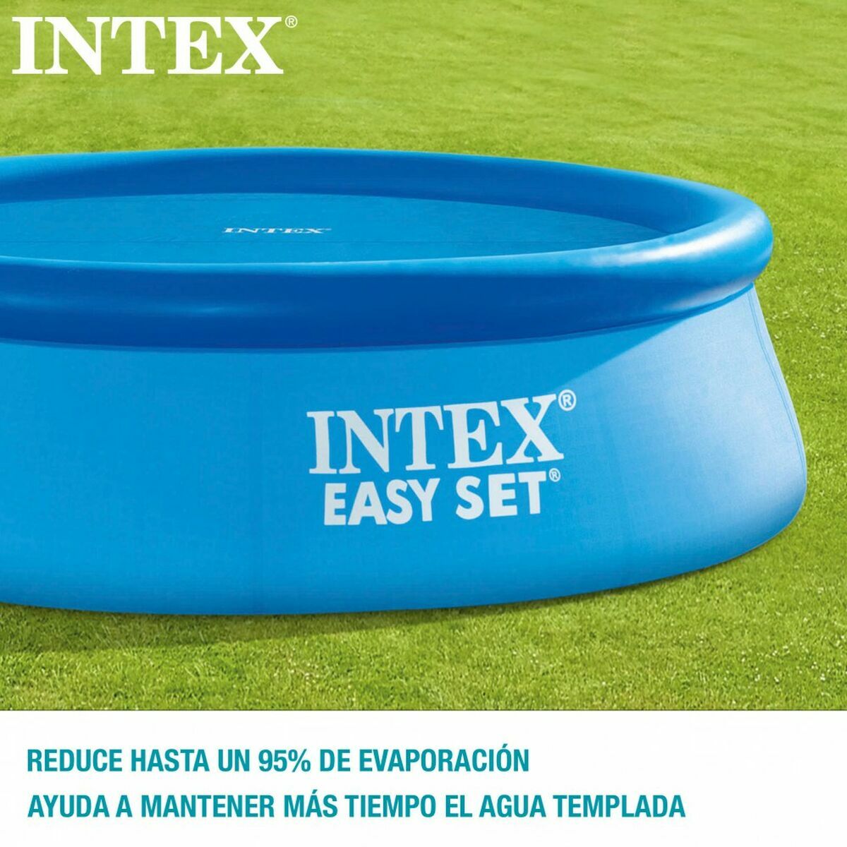 Pool Cover Intex Ø 244 cm Sol Rund finns hos Nordekko