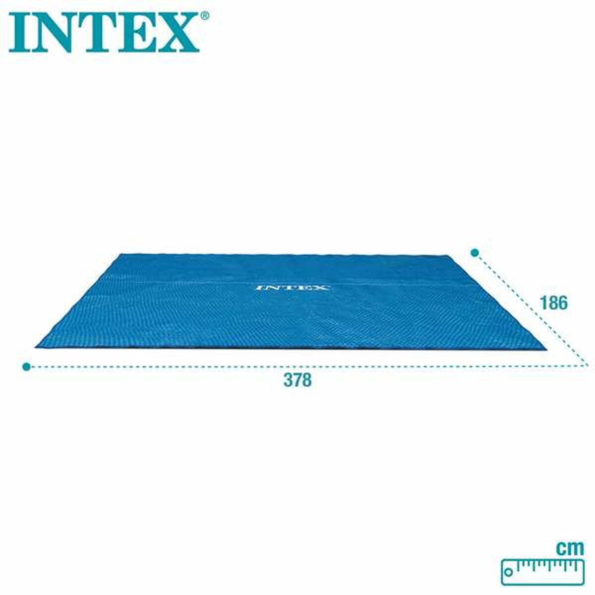 Pool Cover Intex Frame Sol Rektangulär 378 x 186 cm finns hos Nordekko