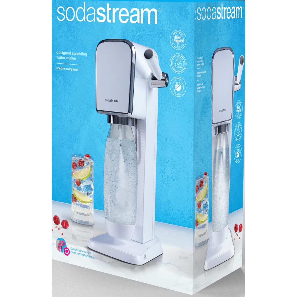 Sodamaskin sodastream ART WHITE Vit 1 L finns hos Nordekko