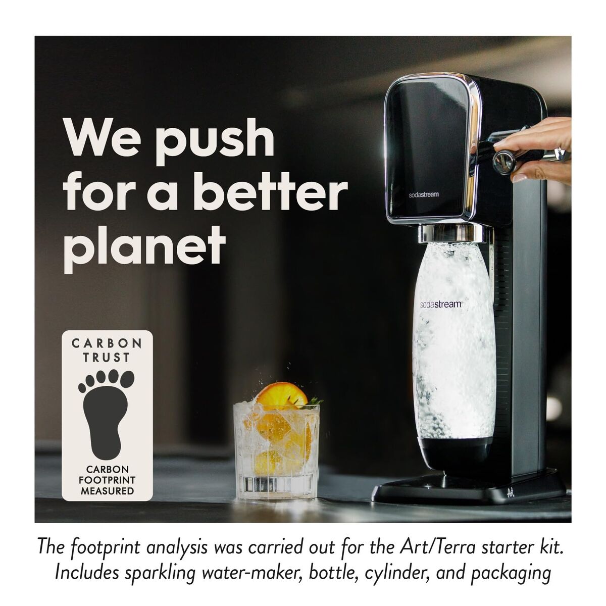 Sodamaskin sodastream ART BLACK Svart 1 L finns hos Nordekko