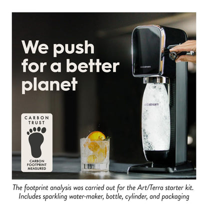 Sodamaskin sodastream ART BLACK Svart 1 L finns hos Nordekko