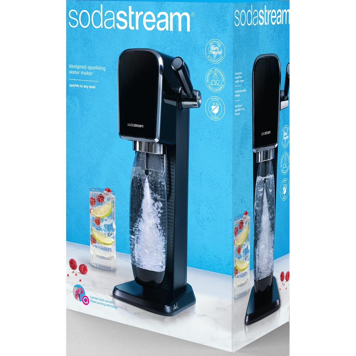 Sodamaskin sodastream ART BLACK Svart 1 L finns hos Nordekko