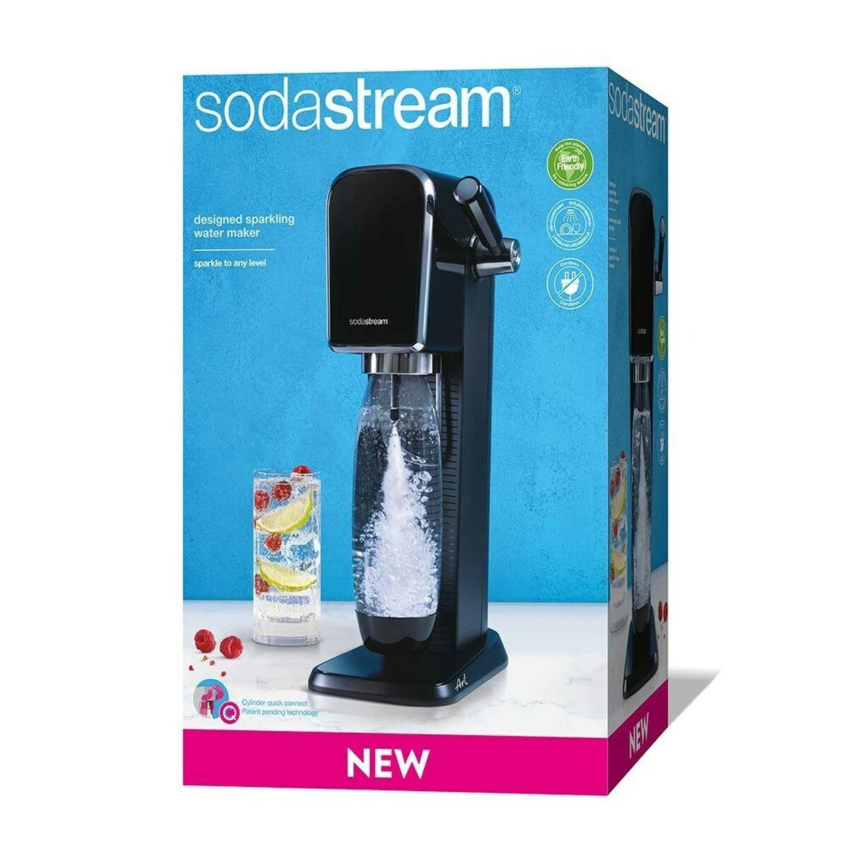 Sodamaskin sodastream ART BLACK Svart 1 L finns hos Nordekko