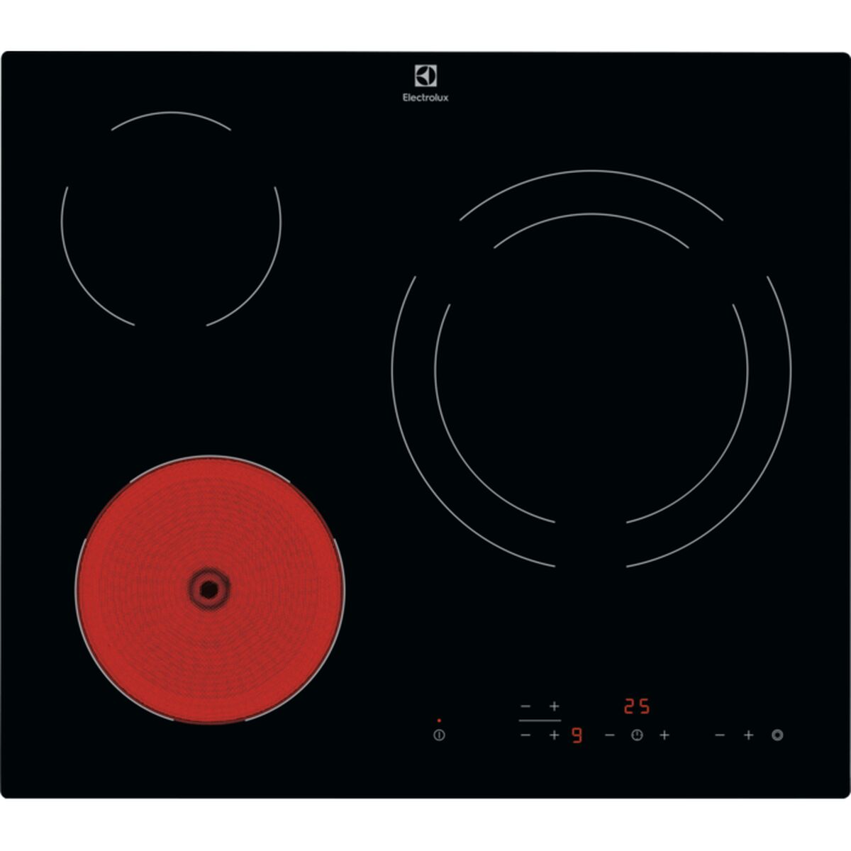 Induktionshäll Electrolux LR633CK 5700 W 60 cm finns hos Nordekko