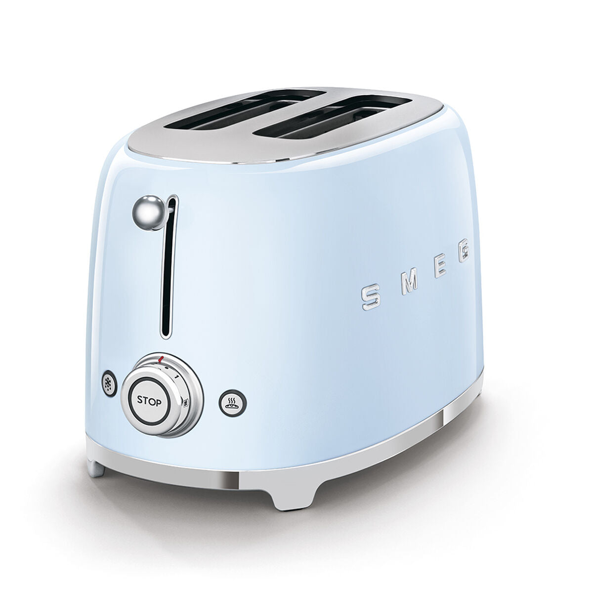Brödrost Smeg TSF01PBEU Rostfritt stål Vintage Blå 50-talet 950 W finns hos Nordekko