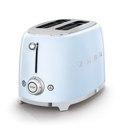 Brödrost Smeg TSF01PBEU Rostfritt stål Vintage Blå 50-talet 950 W finns hos Nordekko