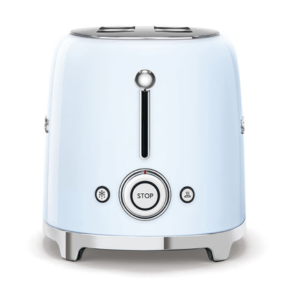Brödrost Smeg TSF01PBEU Rostfritt stål Vintage Blå 50-talet 950 W finns hos Nordekko