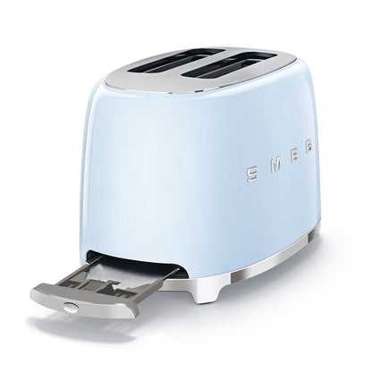 Brödrost Smeg TSF01PBEU Rostfritt stål Vintage Blå 50-talet 950 W finns hos Nordekko