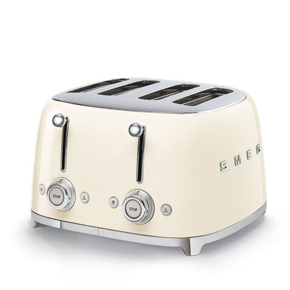 Brödrost Smeg TSF03CREU Kräm 2000 W 50-talet finns hos Nordekko