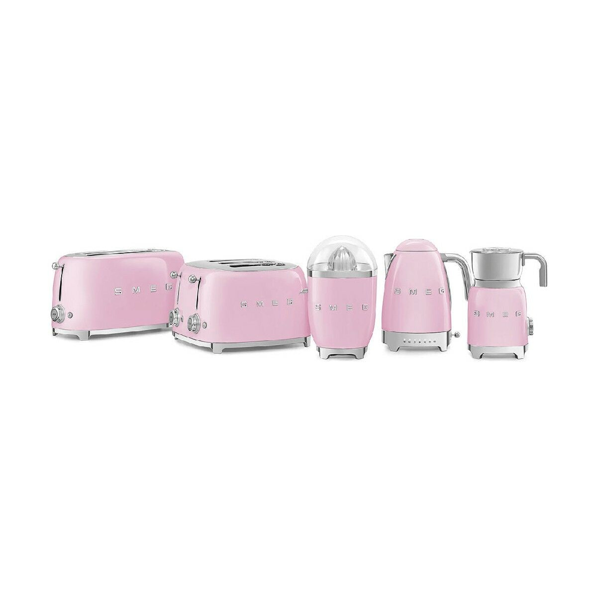 Brödrost Smeg TSF03PKEU Rosa 2000 W finns hos Nordekko