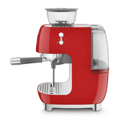 Espressobryggare Smeg EGF03RDEU Röd 1650 W 2,4 L finns hos Nordekko