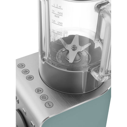 Glasmixer Smeg BLC02EGMEU Grön Aluminium Emerald Green 1400 W 1,5 L finns hos Nordekko