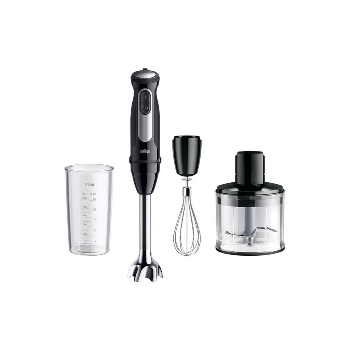 Stavmixer Braun MULTIQUICK 5 PRO MQ 55236 Svart 1000 W finns hos Nordekko