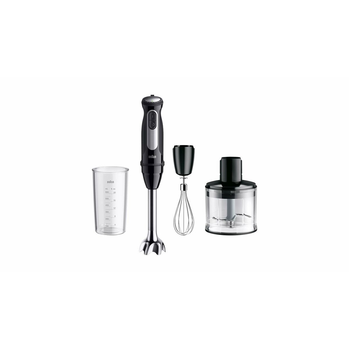 Stavmixer Braun MULTIQUICK 5 PRO MQ 55236 Svart 1000 W finns hos Nordekko