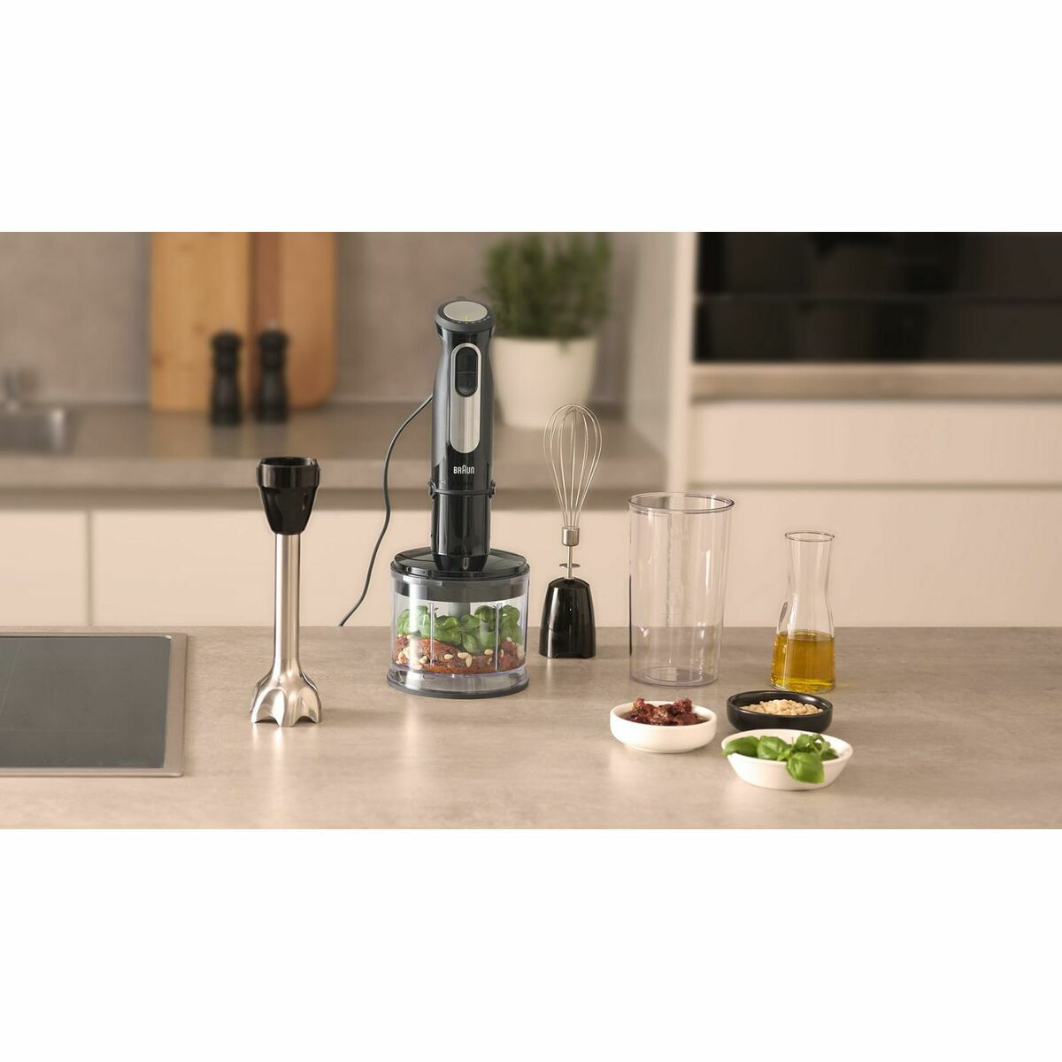 Stavmixer Braun MULTIQUICK 5 PRO MQ 55236 Svart 1000 W finns hos Nordekko
